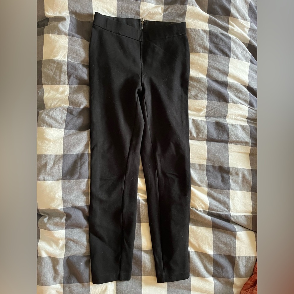 J Crew black ponte pants